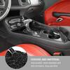 Carbon Fiber Black Accessory For Dodge Challenger 2015-2022 Center Console Gear Shift Panel Interior Decorative Cover Trim