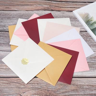 Karte Perlmutt Mehrfarbig Umschlagtasche Perlenpapier Quadratische Papierumschläge Grußkarte Eingepackt