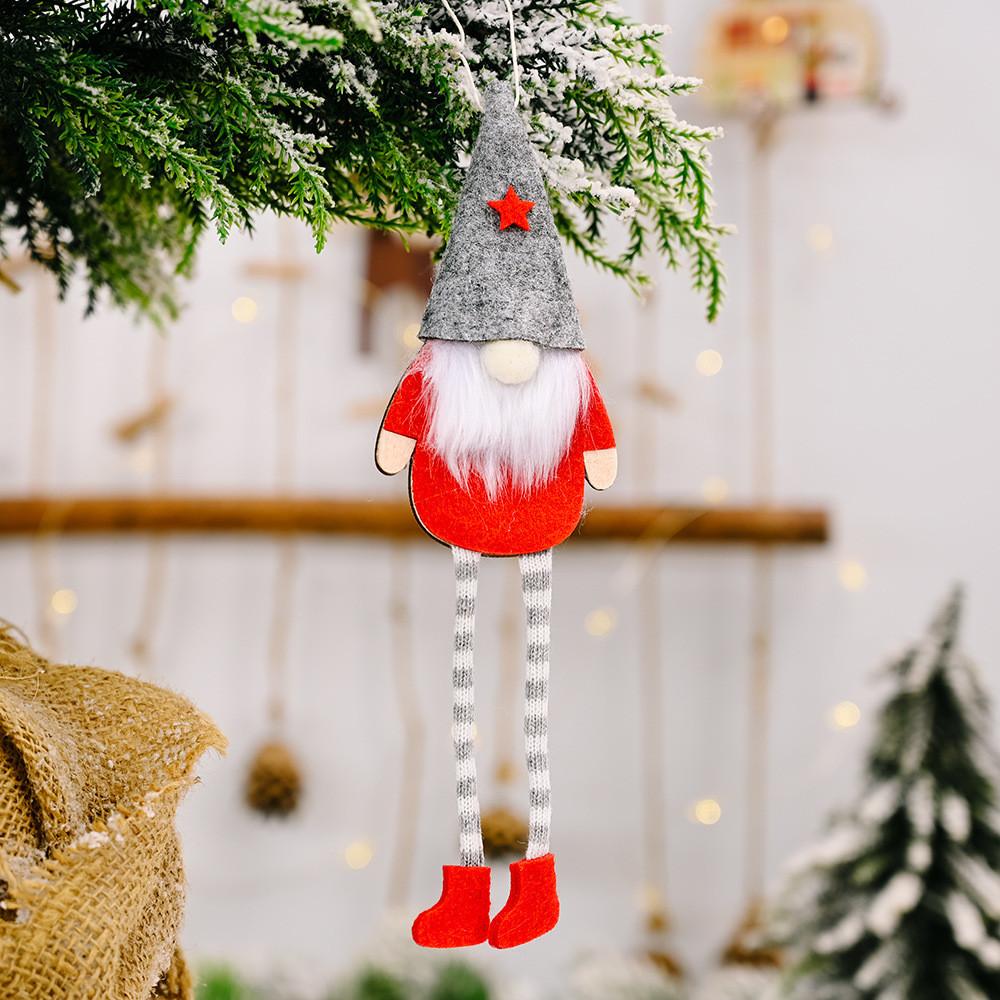 Plush Enchanting Forest Gnome Hanging Decoration For Delightful Celebrations Christmas