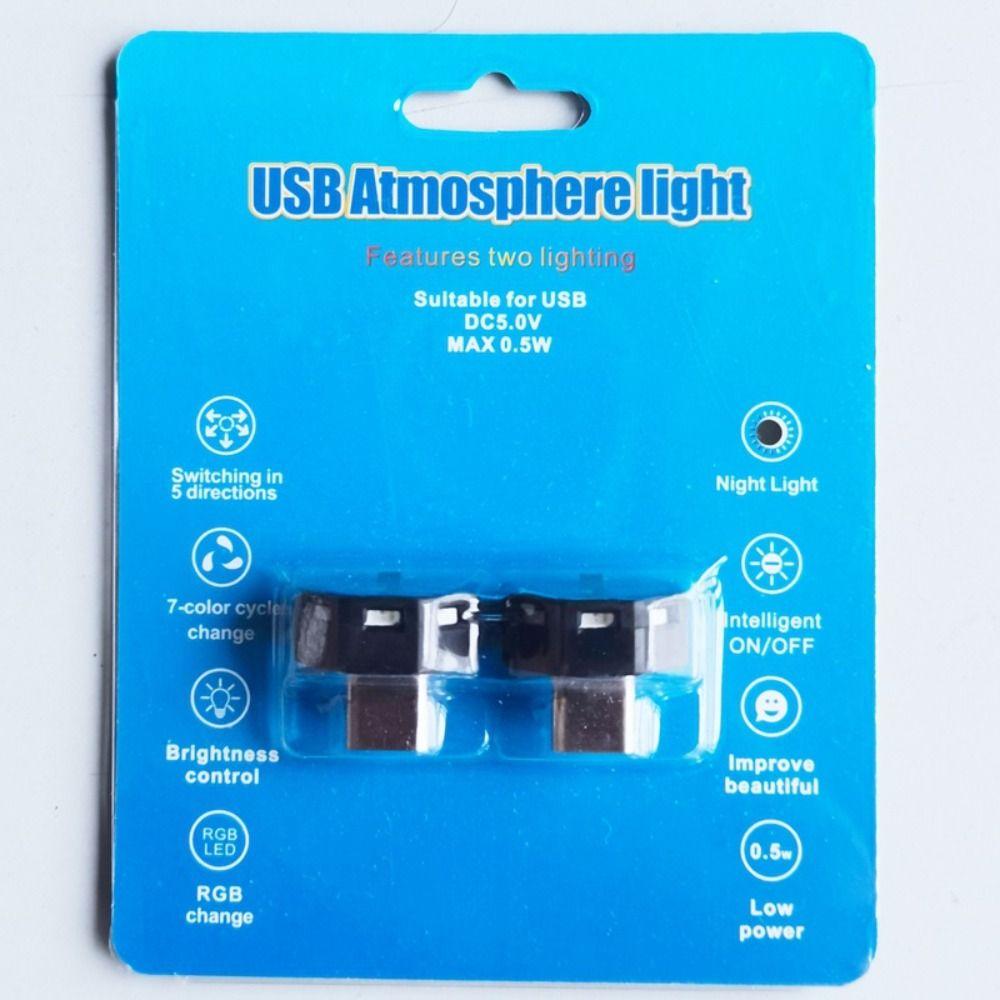 Type C Atmosphere Light 8 Different Colors Little Night Light New Ambient Light  Computer