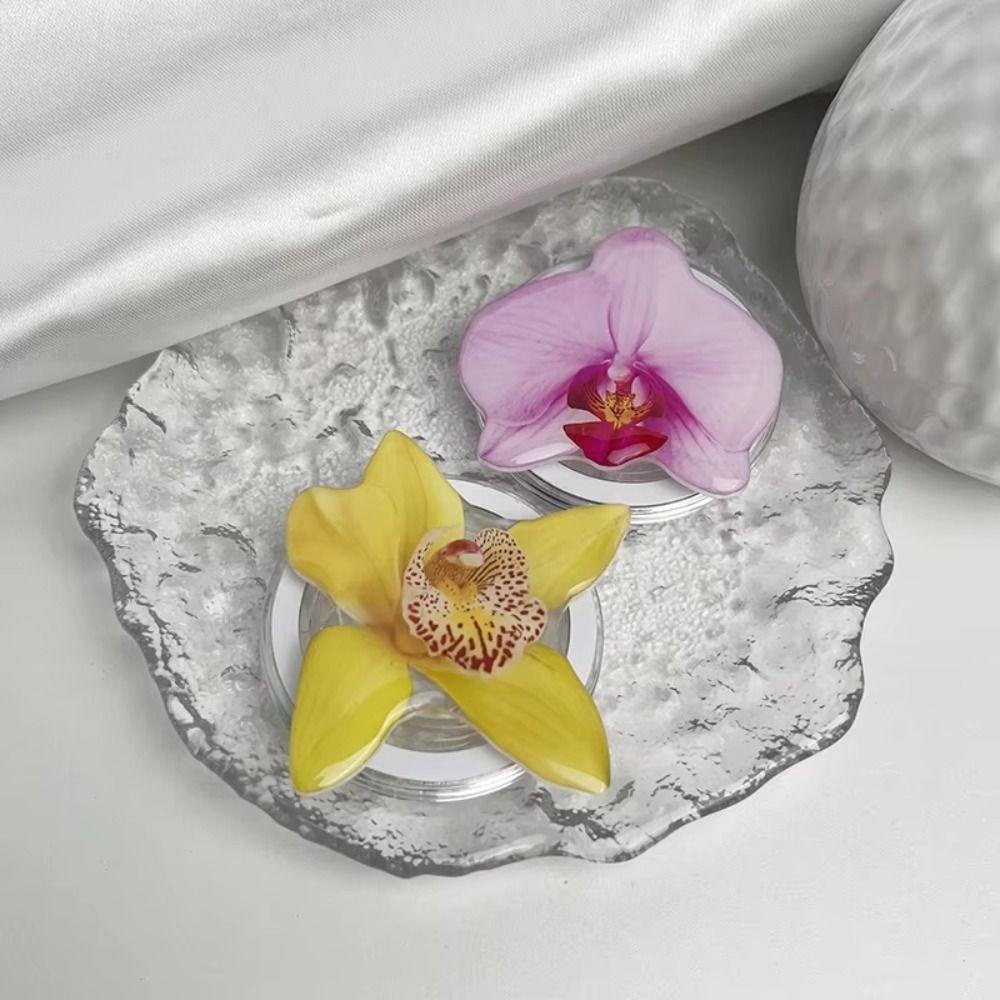 Cymbidium Phone Grip Support Acrylic Phone Finger Ring Mount for iPhone for Magsafe