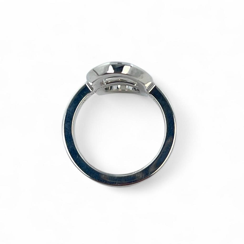 HERMES Ring Ever Chaine D'ancle PM Silver SV925 Women 48 Used
