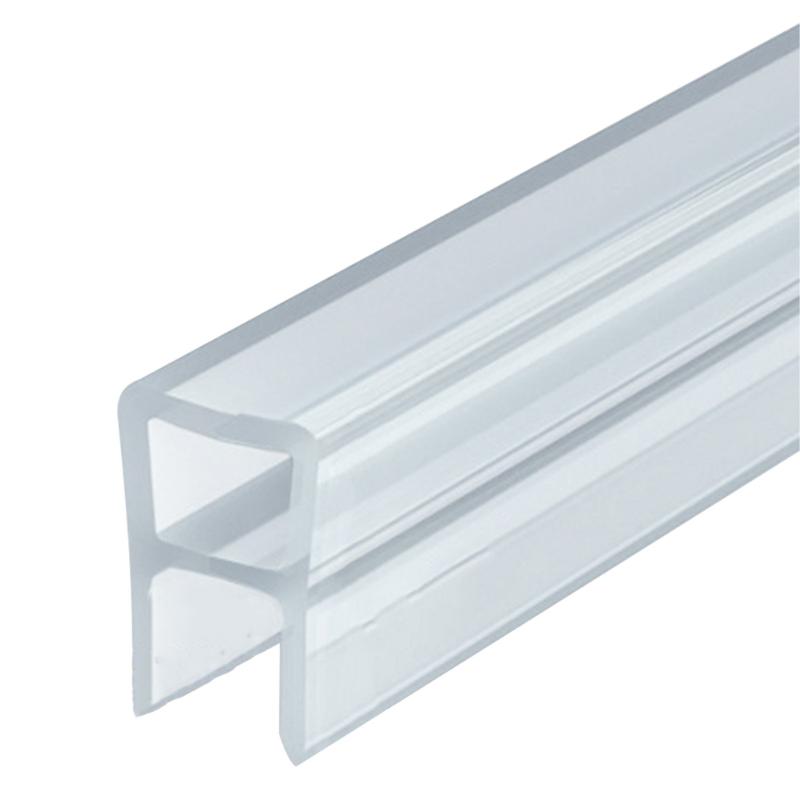 Practical Silicone Shower Door Seal Strips Ensures Dry Floor by Prevention Water Leakage Home and Hotel Bathrooms