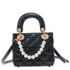 Summer Jelly Bag Designer Pvc Mini Shoulder Purse With Quilted Pattern For Casual Wear