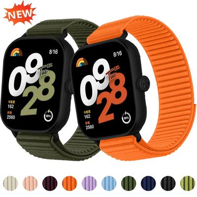 For Redmi Watch 6 5 4 Nylon Loop Strap Bracelet Smart Watch Breathable Wristband For Xiaomi MiBand 9/8 Pro Correa Accessories