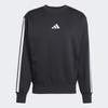 Adidas Essential 3 Stripes Fleece Sweatshirt Unisex Classic