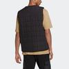 Adidas Originals RYV Solid Color Zipper Vest Men Vests Black H11509