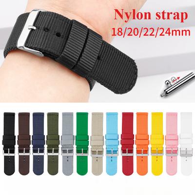 Correa Deportiva de Nylon Tejido para Reloj de 18mm 24mm 22mm 20mm Para Samsung Galaxy 7 4 5 6 Gear S3 Classic Active 2 para Amazfit xiaomi huawei Correa de Tela