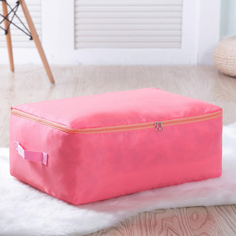 Large Capacity Comforter Storage Bags with Zipper Moistureproof Space Saver Luggage Clothing Moving Bag for Kindergarten