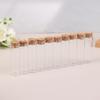 10 Stück Reagenzgläser aus Glas mit Korken, Nachrichtenflaschen, Gläser, Fläschchen, Geschenk, Kunst, Basteln, 5 ml, 8 ml, 10 ml, 12 ml, 15 ml, 20 ml, 25 ml, 30 ml
