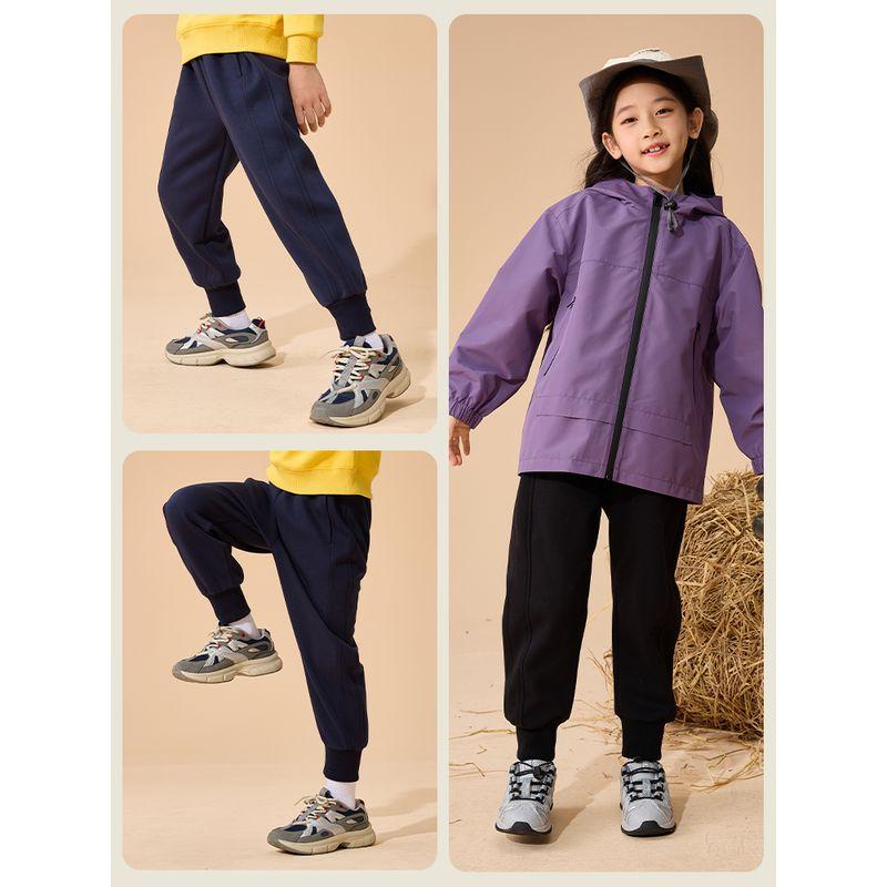 Baleno Kids Ybb Series Girls' Pants with Fleece Lining Children's Winter Sports Pants 2025 New Girls' Trousers