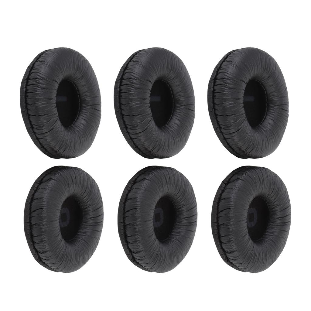 3 Pairs Headphones Replacement Ear Pads Cushions Memory Foam Protein Leather Ear Pads for ATH AR3BT ATH AR3iS Black