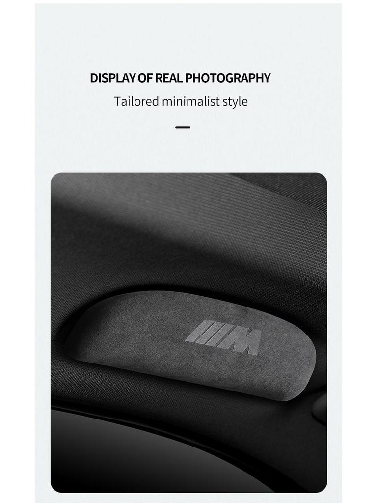 Alcantara Suede Glasses Case for BMW X1, X2, X3, X5, 1-7 Series