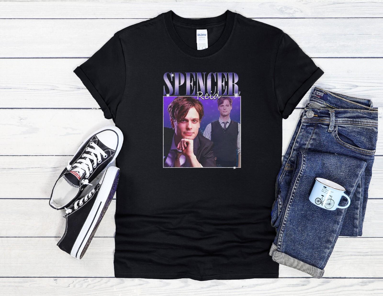 26 Spencer Reid Shirt TV Show Icon Men Women Unisex T Shirt Hoodie Baseball 3966 Unisex T-Shirt M