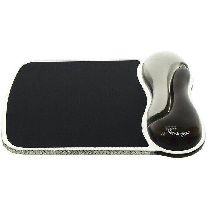 Kensington, Mouse Pad with Wrist Rest, Duo Gel, Black and Smoke