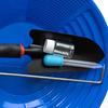 15 inch Gold Panning Pan Collection Tool Inside Bends Portable Hobbists with Bottle and Tube Outdoor