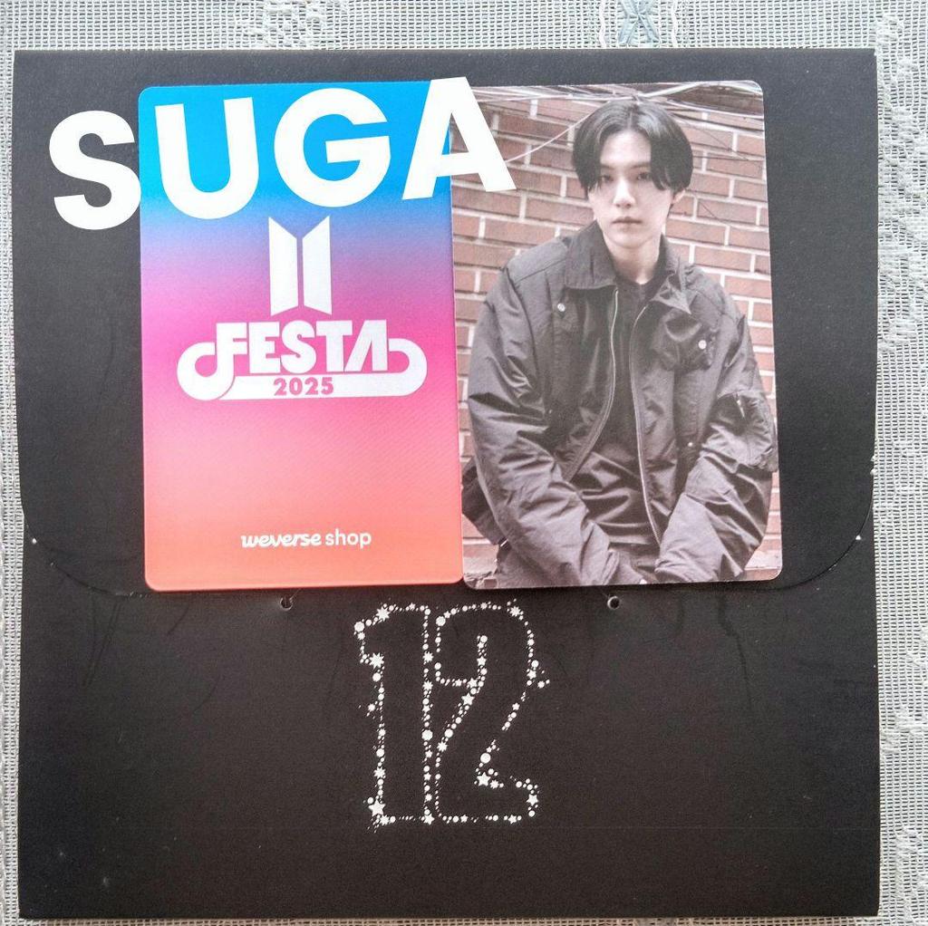 [USED] BTS Capsule Album Bonus Trading Cards Yoongi & Suga Festa