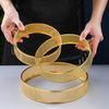 Sashimi Plate Salmon Seafood Pose Making Mold Cold Vegetable Plate Golden Circle Japanese Creative Plate Decor Sashimi Ornaments