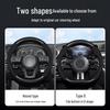 Genuine Leather Steering Wheel Cover for Qoros 3, 3 SUV, and 5 SUV - Four Seasons Universal Fit