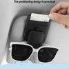 Magnetic Clip Car Sun Visor Glasses Holder Creative Car Sunglasses Holder  Car Interior