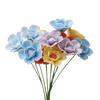 Fleur Céramique 3D Faite à la Main Fleur Artificielle Réaliste Décoration Bouquet de Fleurs Éternelles pour Salon Table à Manger Bureau Maison Décoration Vase