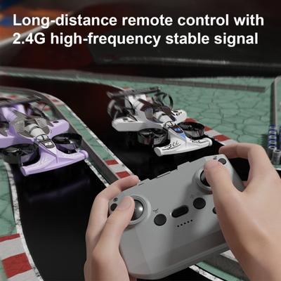 2-In-1 Drone Control Mini Land Toy Remote Flying Car Stunt Air Quadcopter Car Toy Kids