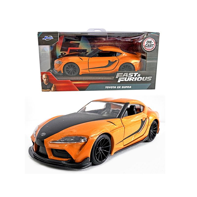 

JADA The Fast and the Furious Collection 2020 Toyota GR Supra 1:32 DieCast Model Metallic Orange Free-Rolling Wheels JD32016