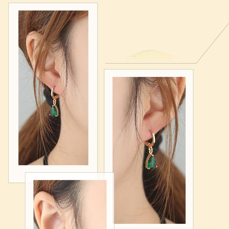 Simple Ear Loop Earrings Ancients Water Drop Earrings Temperament Earrings