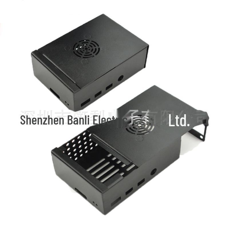 

Aluminum Alloy Case with Fan & Heat Dissipation for Raspberry Pi 4B PI4-ALU-CASE-H