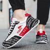 Retro Fashion White Purple Sneakers for Men Breathable Mesh Platform Shoes Trainers Men Lace-up Casual Sneaker Men Jogging Shoes