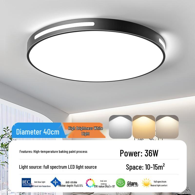 Lumină de plafon LED modernă 2025 pentru living și dormitor