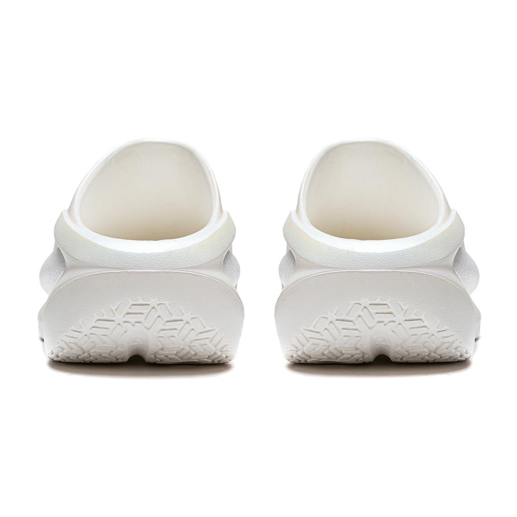 Li Ning Cloud Wanderer MULE Closed Toe Slippers Unisex Ecru AZSU001-15