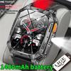 LIGE New Men's Smart Watch 2.01inch Large Screen 1400mAh Large Sattery Bluetooth Calling Smart Watch Outdoor Sports Waterproof Smart Bracelet