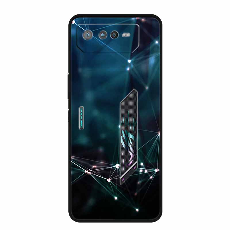 Für Asus ROG Phone 6 Hülle Luxus Silikon TPU Weiche Abdeckung Handyhülle für Asus ROG Phone 6 Pro Funda Rog6 Schutz Hülle Cartoon Hülle