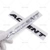 ACCENT Labeling Suitable for Hyundai Accent Rear Emblem English ABS Labeling car sticker emblem XX44
