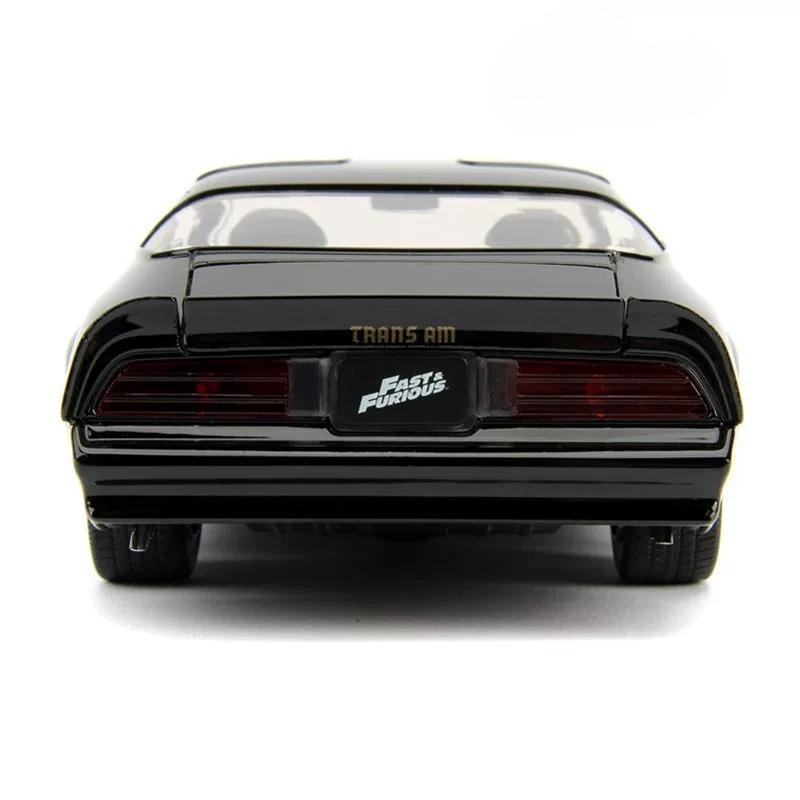 Fast & Furious 1:24 1977 Pontiac Firebird Diecast Model Cars Metal Children Toy Gift Collection