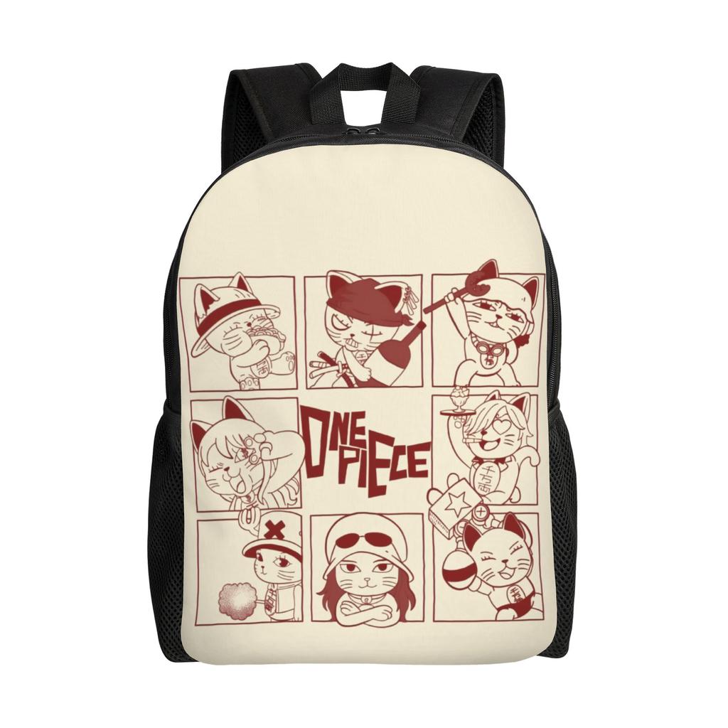 One Pieces Travel Backpack Women Men School Computer Bookbag Manga College Student Daypack Bags