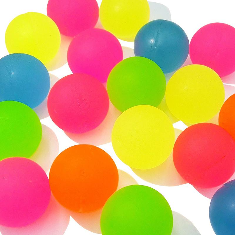 10/15/20PCS Round Bounce Ball 2.5cm Size High Elasticity Mix Colors Fun Chasing Bouncing Game Props Performance Rewards Gift ZYF
