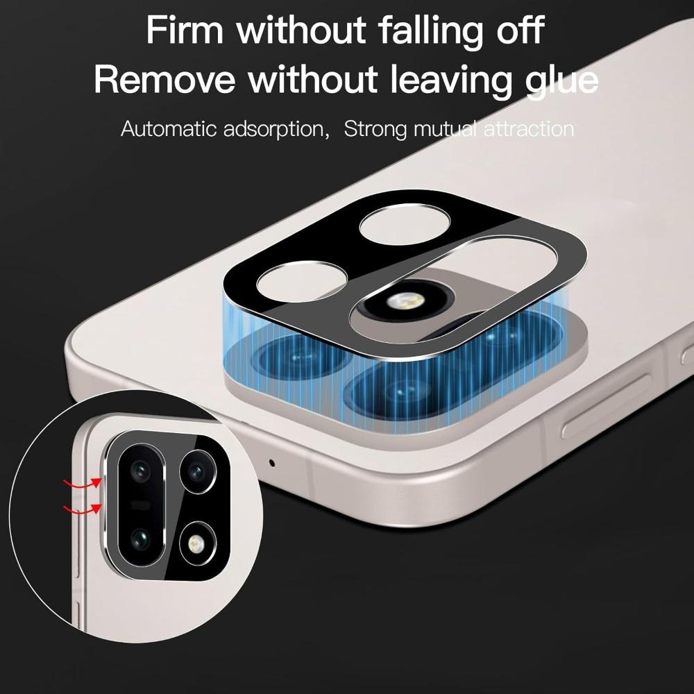 1-3PACK Easy To Install Tempered Glass for OnePlus 15 Black Glass Lens Protector for One Plus 15 Anti-scratch Phone Camera Film