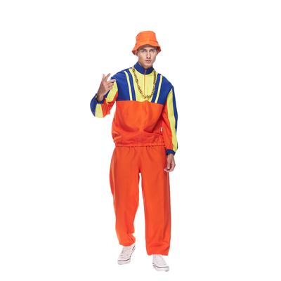 EraSpooky Masculino 90s Hip Hop Rhyme Royalty Traje Adulto Old School Rapper Roupas