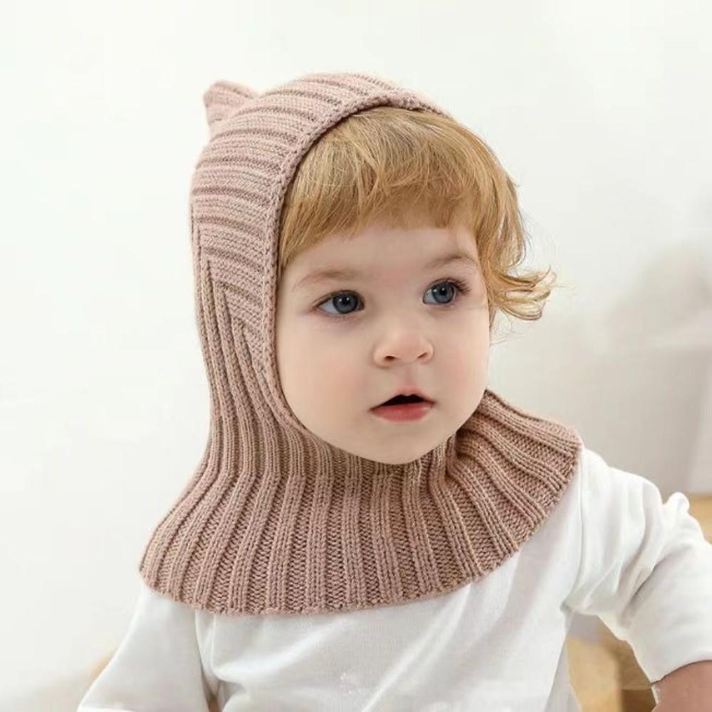 Cagoules coupe-froid Chapeau chaud protège-oreilles Nouvel ensemble chapeau et écharpe pour bébé Sports de plein air