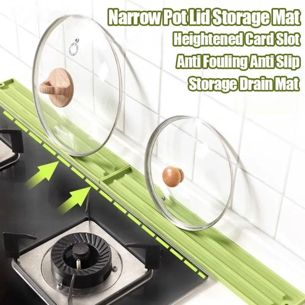 Non-Slip Silicone Drain Mat Countertop Protector Kitchen Sink Pad  Kitchen Utensil