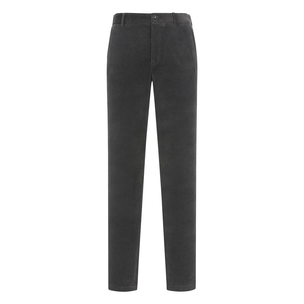 FERRAROMILANO Corduroy Stretch Como Pants D/Gray (Am0Esl45137)