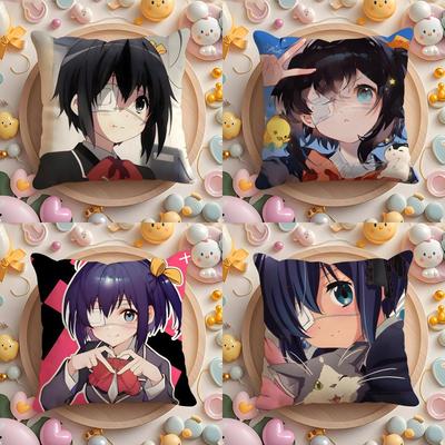 Love, Chunibyo & Other D-Delusions Cushion Cover Home & Car Multi-Scene Pillow Cover - Reversible, Soft & Durable for Daily Use