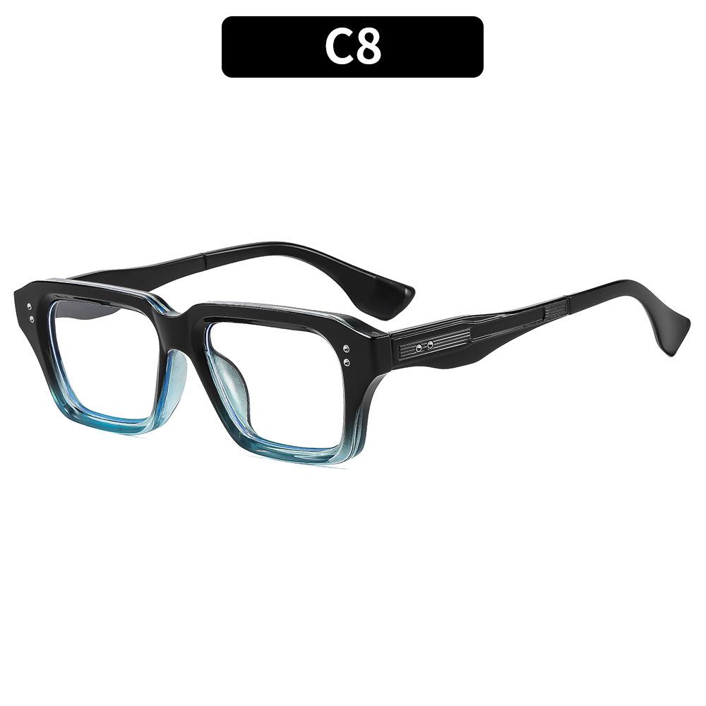 Square Frame Rice Stud Sunglasses Outdoor Retro Inspired UV400 Protection Sun Glasses Trendy Vintage Eyewear for Unisex