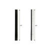 40 Pin 1x40 Single Row Male and Female 2.54 Breakable Pin Header PCB JST Connector Strip for Arduino Black