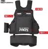 Prox Floating Game Vest PX399SPKR Black x Red Adult One Size Fits Most (with Supporter)