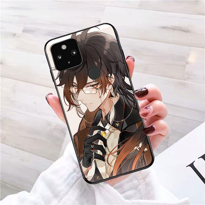 Zhongli Genshin Impact Phone Case for Google Pixel 7 Pro 7 6A 6 Pro 5A 4A 3A Pixel 4 XL Pixel 5 6 4 3 XL 3A XL 2 XL