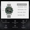 Naviforce Luxus-Mode-Herren-Armbanduhr, multifunktional, Dual-Display, Edelstahl, Quarzuhren