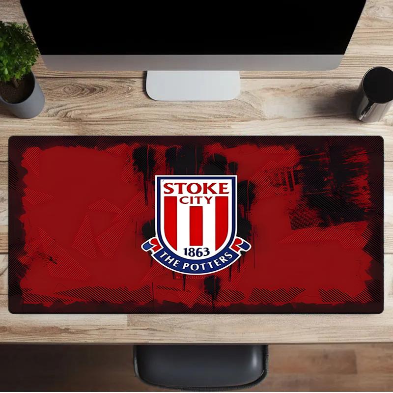 Stoke City Football Club Mouse Pad, Gaming Mouse Pad, Keyboard Pad, Desk Decor for Computer Notebook Fan Gift Birthday Gift